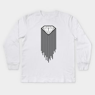 Diamond Drip Kids Long Sleeve T-Shirt